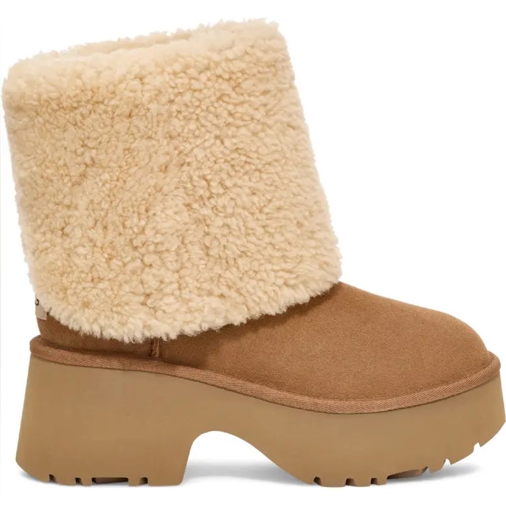 UGG Classic New Heights Genuine Shearling Cuffable Boot